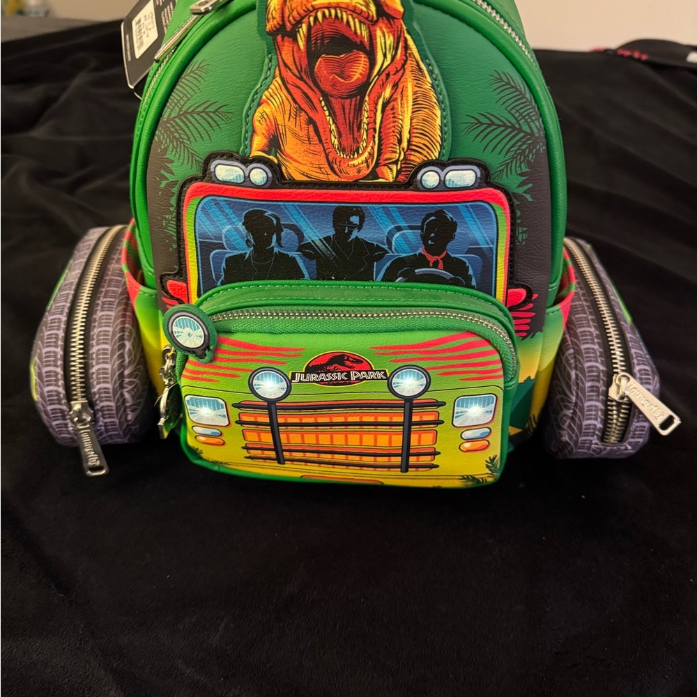 Jurassic Park Green Backpack